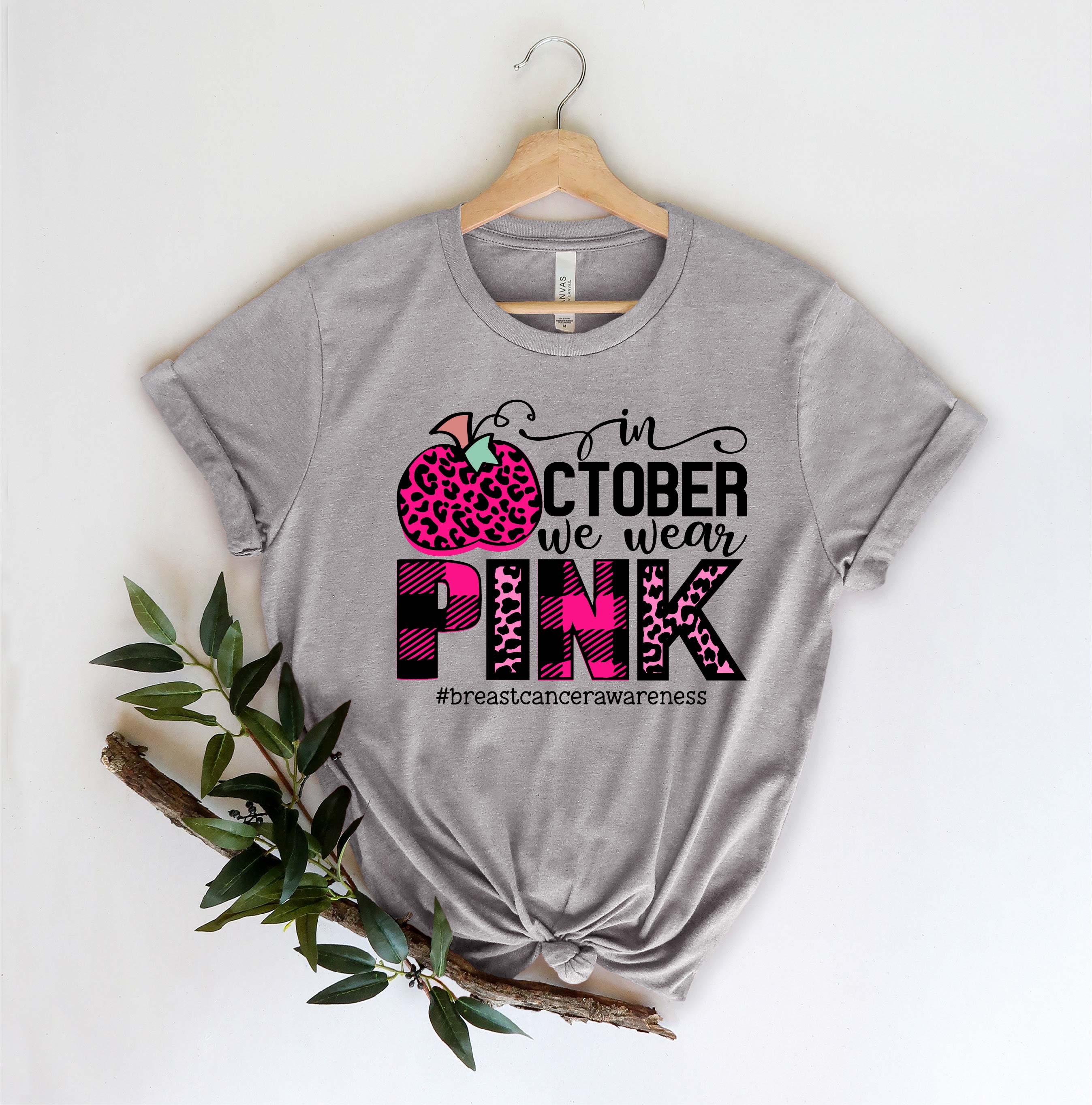 In October We Wear Pink Shirt, Breast Cancer Shirt, I'm A Survivor Shirt,  Team Cancer Shirt, Motivational T Shirt, Cancer Awareness Shirt - Etsy