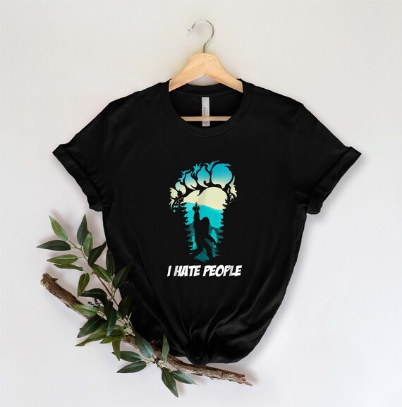 I Hate People Shirt, Introvert Shirt, Camping Shirt, Hiking Shirt, Sarcastic Funny Shirt, Tank top, Big Food Shirt