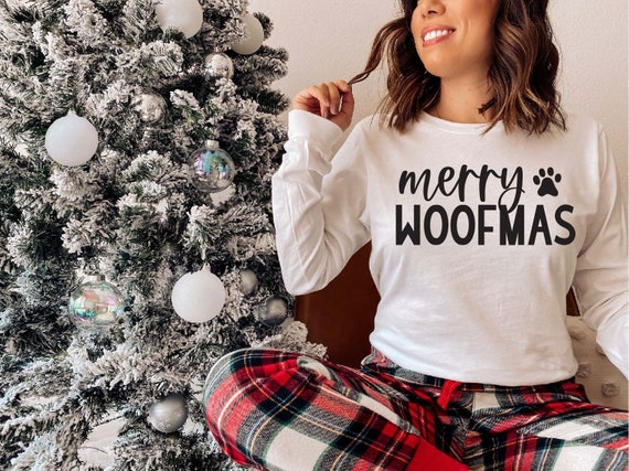 Merry woofmas sweatshirt hotsell