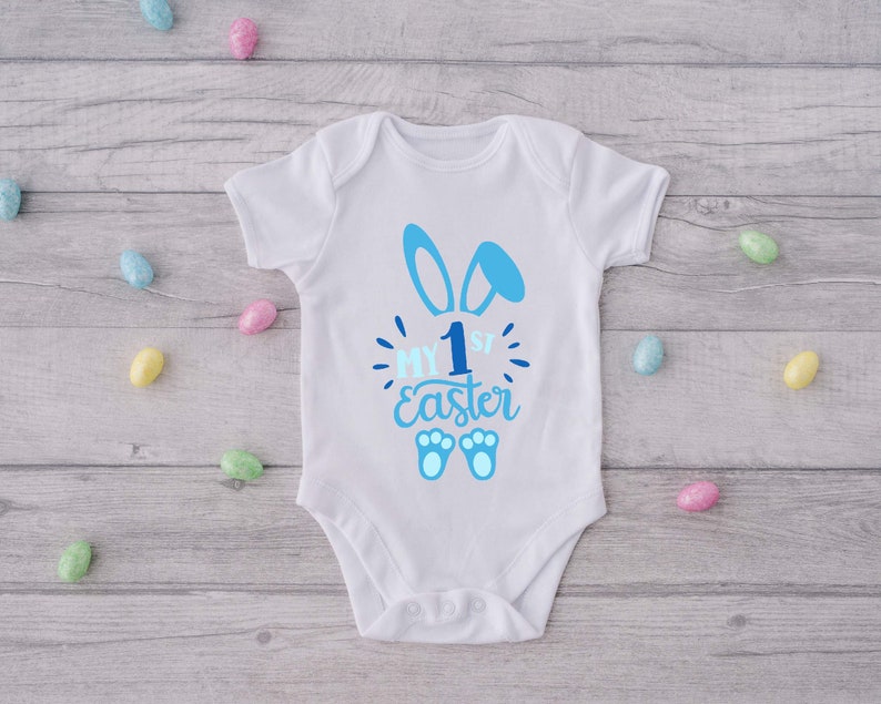 Personalized Baby Easter Shirt My 1st Easter Shirt Easter Etsy