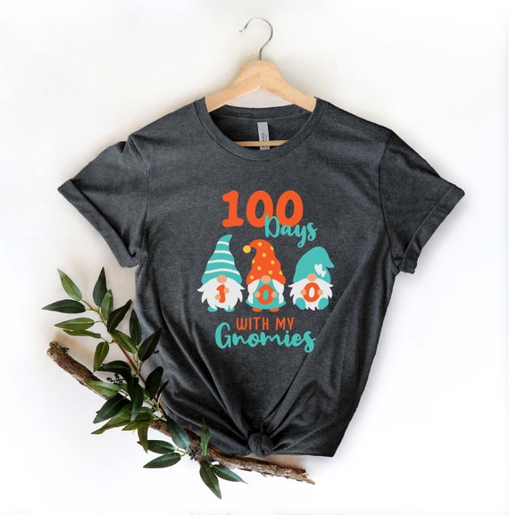 100 Days of School Shirt, 100 Day Shirt, 100th Day Of School Celebration, 100 Days with Gnomies Shirts, 100 Magical Days Shirts