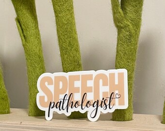 Speech Pathologist Mini Heart Sticker (100), SLP Sticker, Laptop Sticker, SLP Water Bottle Sticker