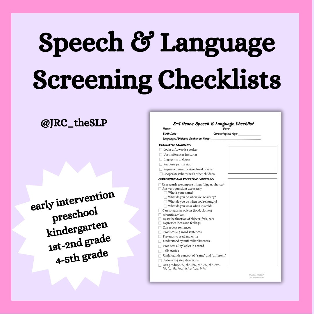 speech-language-screening-checklists-slp-screeners-speech-therapist