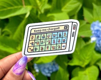 Keep Me Charged, AAC Geräte Sticker, SLP Sticker, Logopäde, AAC, sped, Autismus, Abatherapie, Logopädie, Kommunikation