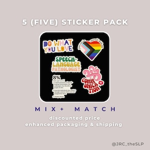 5 Sticker Pack (Mix + Match)