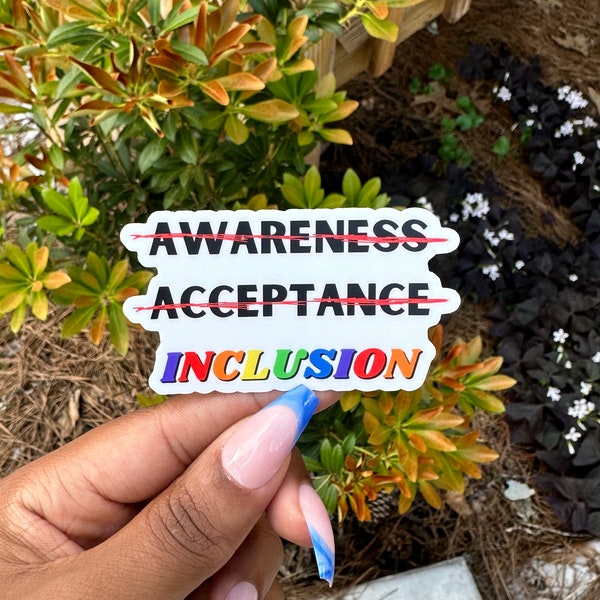 Inclusion Sticker (122), Autism Sticker, Autism Inclusion, Neurodivergent, Neurodiversity