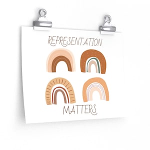 Representation Matters Premium Matte horizontal posters