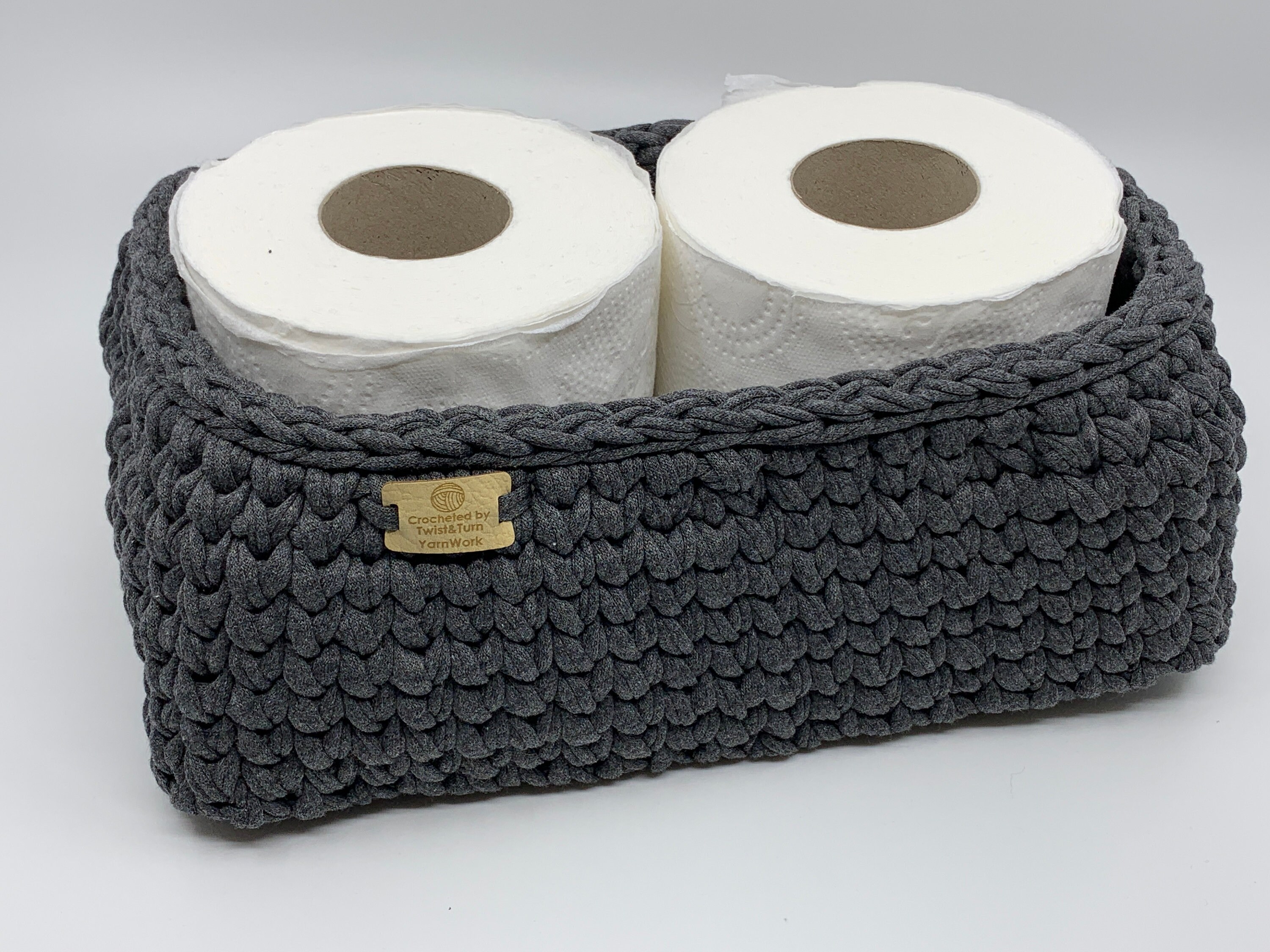 Toilet Roll Storage Toilet Roll Organiser Crochet Toilet Etsy