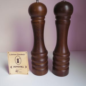 Vintage Olde Thompson Salt Shaker and Pepper Mill