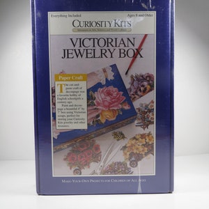 Vintage Curiosity Kits Victorian Jewelry Box New