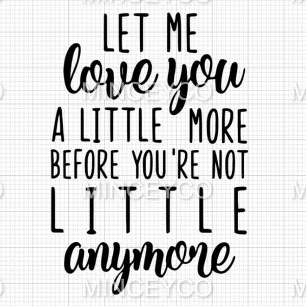 Let Me Love You a Little More