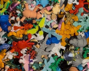 Random Mini 3D Printed Animals | Surprise Assorted Colors | Fidget Toys | Party Favors | Desk Pets