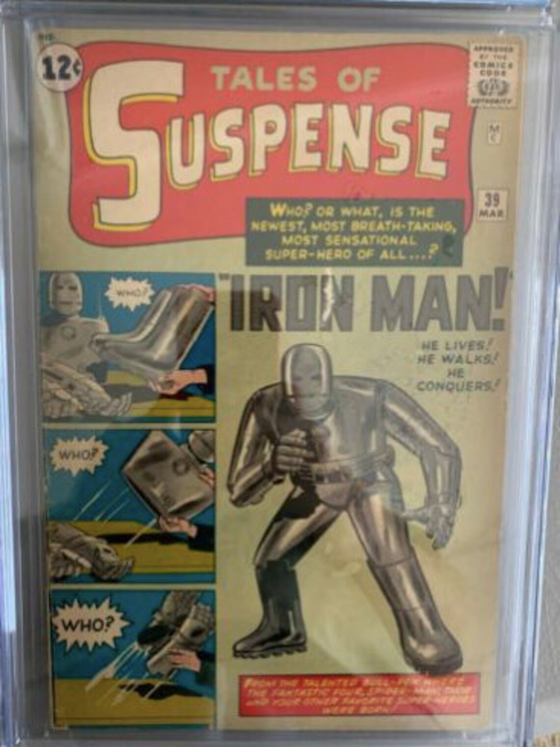 Tales of Suspense 39 First Appearance of Iron Man CGC 5.0 Etsy