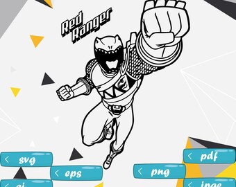 Power Ranger Svg Etsy