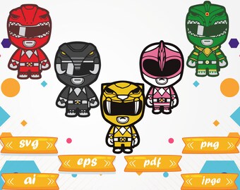 Power Ranger Svg Etsy
