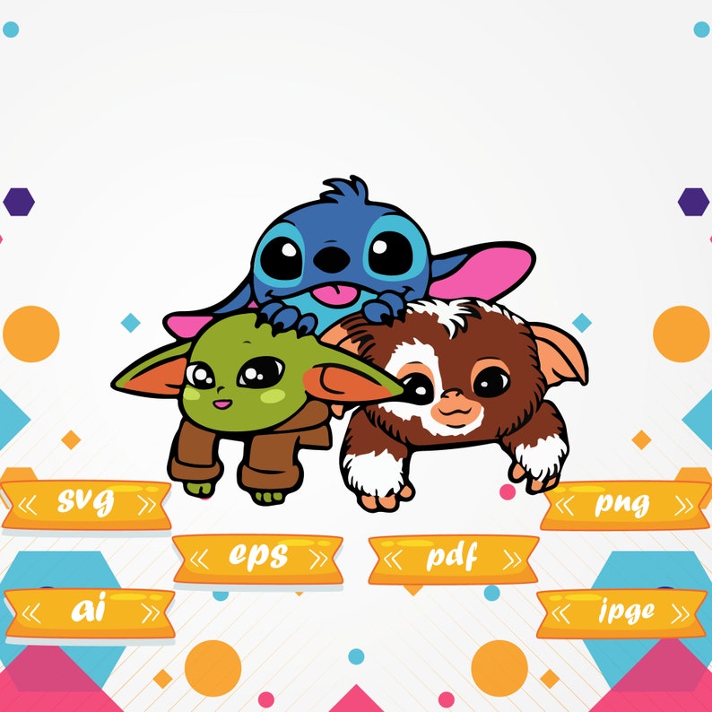 Download Baby Yoda And Stitch svgCricut FileInstant Download Easy ...