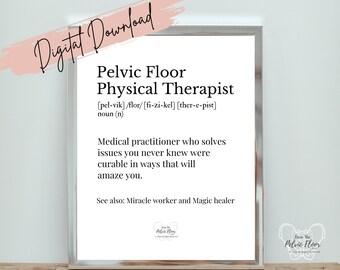 Descarga digital* / Definición de fisioterapeuta del suelo pélvico