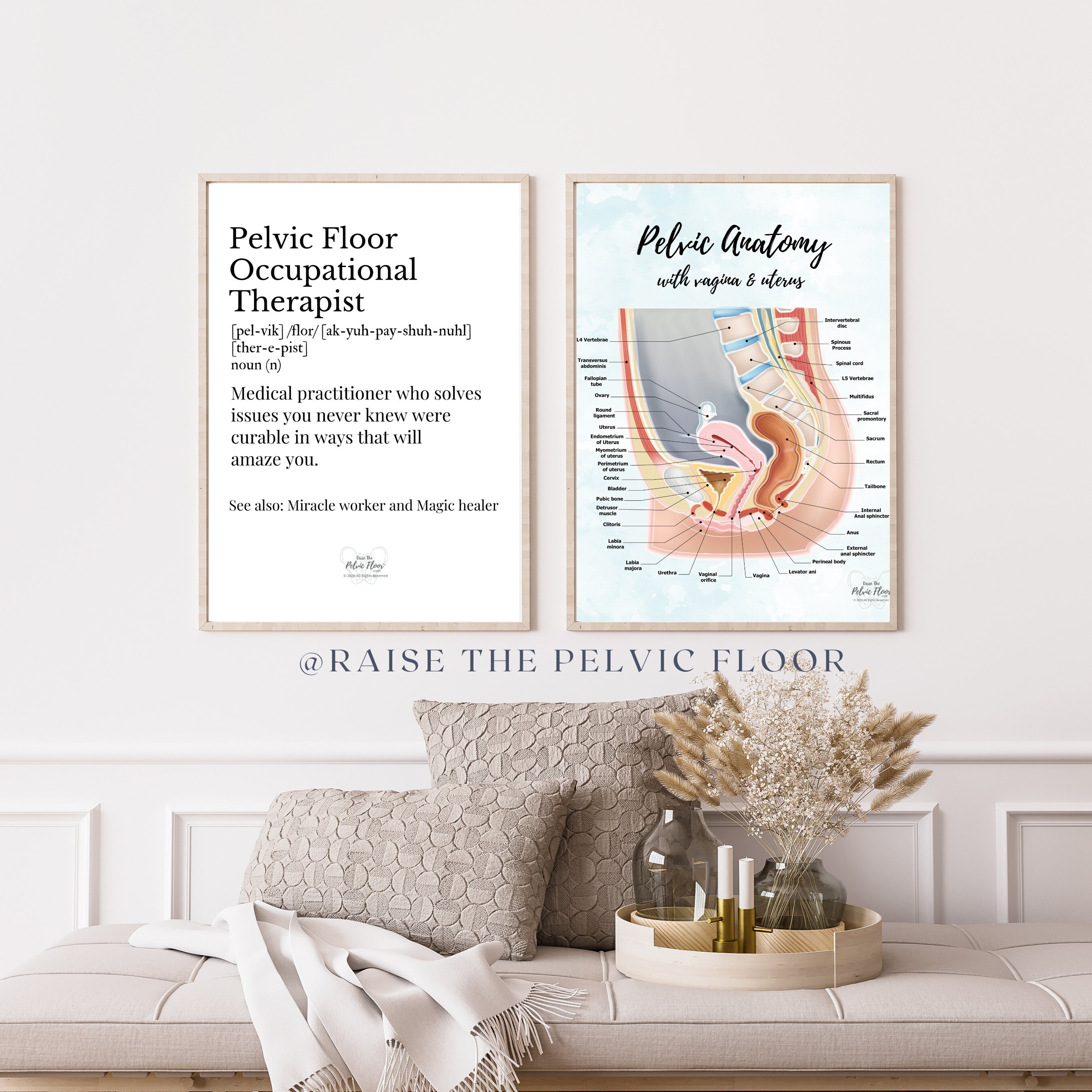 Digital Download Pelvic Floor Occupational Therapist Definition Thank