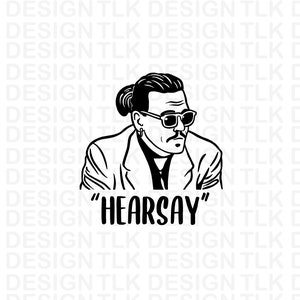 Johnny Depp hearsay papers svg png