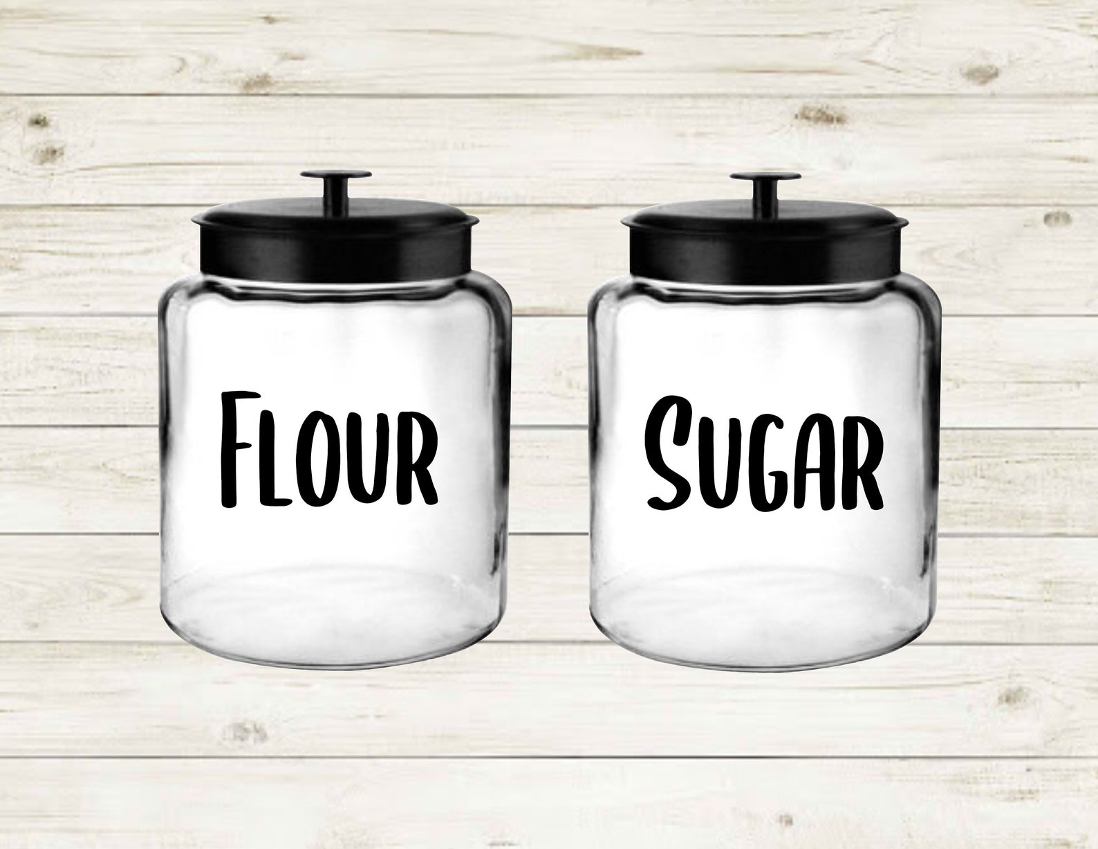 Sugar and flour label svg pantry label Etsy