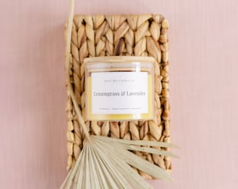Lemongrass & Lavender 3 Wick Beeswax Candle