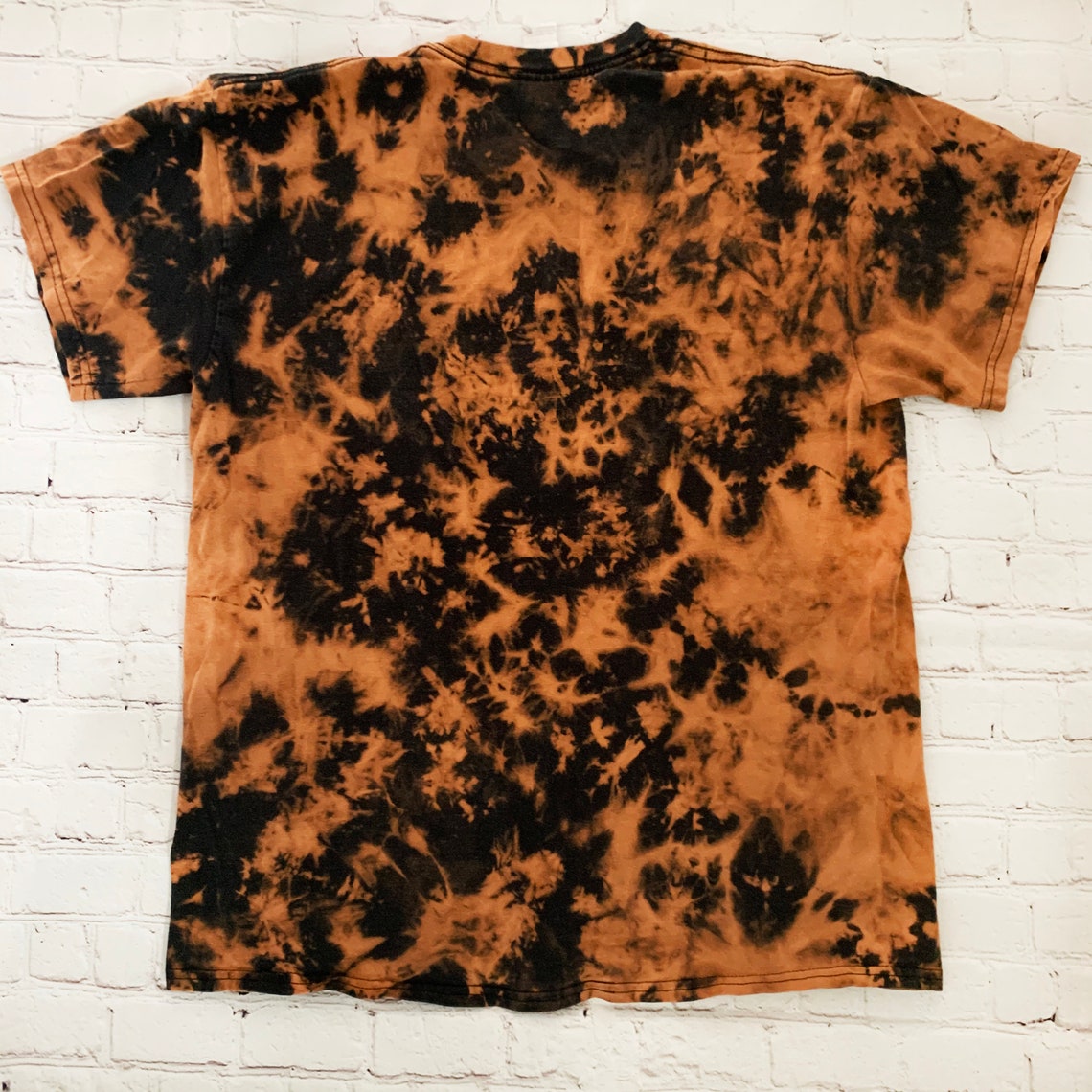 USA Navy Blue Bleach Dye Tshirt Etsy France