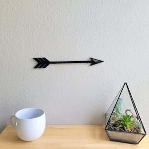 Arrow Wall Decor | Arrow Wall Art | Arrow Head Wall Art | Single Arrow Sign | Arrow Sign | Nature Home Decor | Nautical Signs | 3D Print