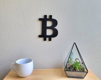 Bitcoin Wall Art | Bitcoin Wall Decor | 3D Printed Bitcoin | 3D Printed Crypto Wall Art | Crypto Wall Decor | BTC Art | Cute Home Decor |