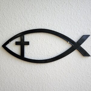 Catholic Fish Wall Art | Christian Fish Decor | Catholic Wall Art ...