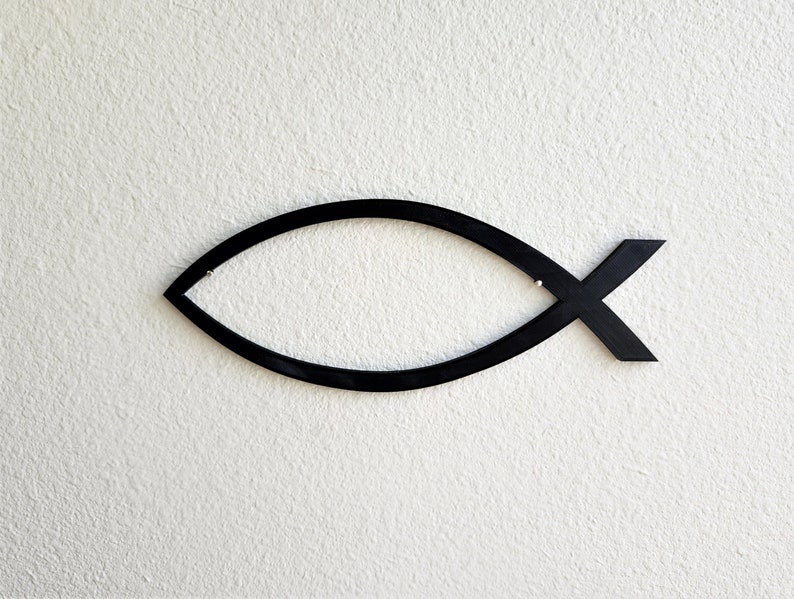 Catholic Fish Wall Art | Christian Fish Decor | Catholic Wall Art ...