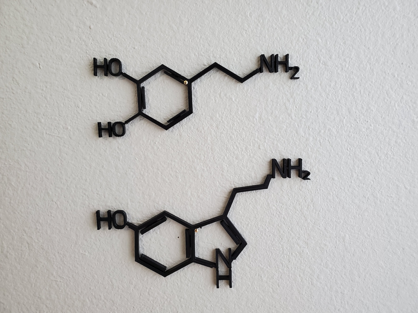 Dopamine Molecule Wall Art Dopamine Molecule Serotonin | Etsy