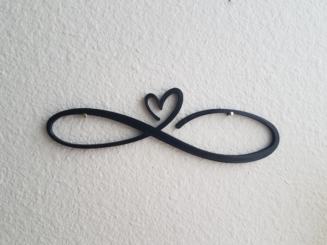 Infinity Heart Sign Infinity Wall Art Love Decor Forever Etsy Israel