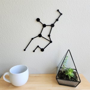 Virgo Constellation Wall Art | Zodiac Constellation Sign | Horoscope Art | Zodiac Decor | Astrology Art | 3D Printed Wall Art | Planets