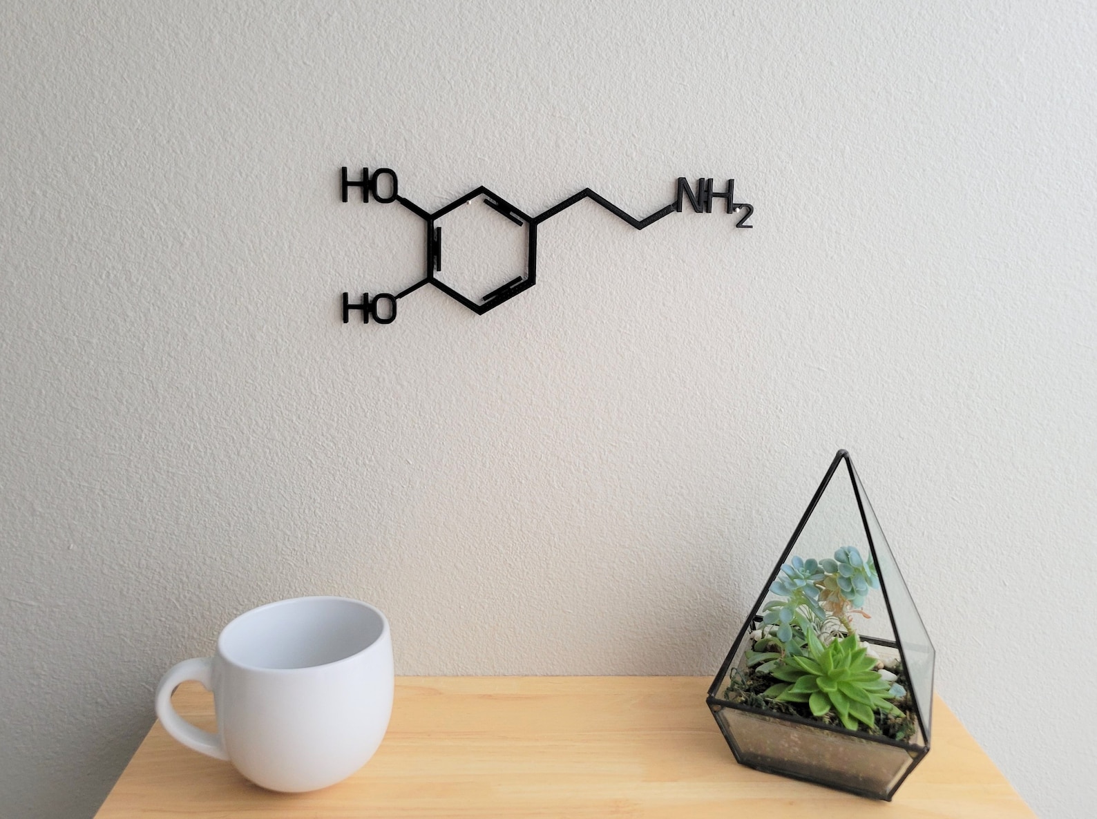 Dopamine Molecule Wall Art Dopamine Molecule Serotonin | Etsy