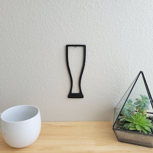 Beer Glass Decor | Beer Glass Art | Beer Art | Beer Decor | Empty Beer Glass | Wall Decor | Cute Home Decor | Wall Art | Cute Home Art