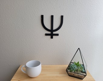 Neptune Wall Art | Trident | Trident Symbol Wall Art | Poseidon Symbol | Poseidon | Neptune Symbol | Greek Mythology | Astrological symbols