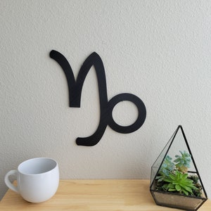 Capricorn Wall Art | Zodiac Sign | Horoscope Art | Zodiac Decor | Astrology Art | 3D Printed Wall Art | December Birthday | January Birthday