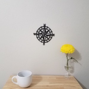 Nautische Kompass Rose Wandkunst | Kompass Rose Dekor | Kompass Wand Kunst | Maritime Wohnkultur | Nautische Schilder | Maritime Wandkunst | 3D Druck