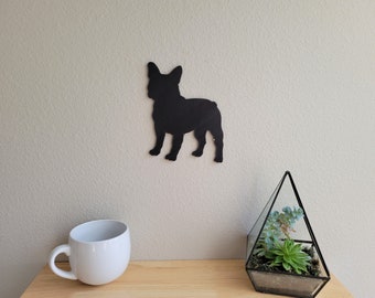 French Bulldog Wall Art | Frenchie Wall Art | French Bulldog Wall Decor | Frenchie Decor | Cute Animal Wall Decor | Dog Silhouette Art |