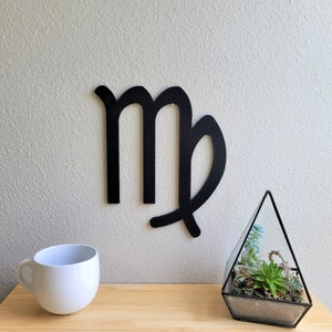 Virgo Wall Art | Virgo Sign | Zodiac Sign | Horoscope Art | Zodiac Decor | Astrology Art | August Birthday | September Birthday | 3D Printed