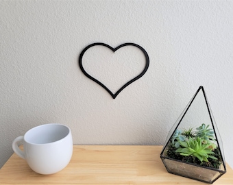 Minimalist Heart Wall Art | 3D Printed PLA Home Decor