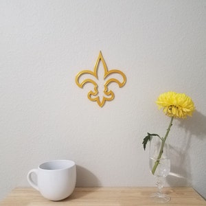Fleur de Lis Wall Art | Fleur de Lis Decor | New Orleans Art | French Art | French Quarter Art | 3D Printed Wall Art | 3D Printed Decor