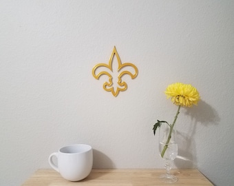 Fleur de Lis Wall Art | Fleur de Lis Decor | New Orleans Art | French Art | French Quarter Art | 3D Printed Wall Art | 3D Printed Decor