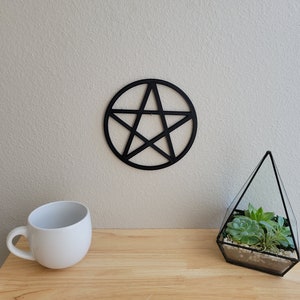 Pentagram | Pentagram Wall Art | Pentagram Decor | Pagan Decor | Wicca Decor | Wiccan Wall Art | 3D Printed Wall Art | Witch Art