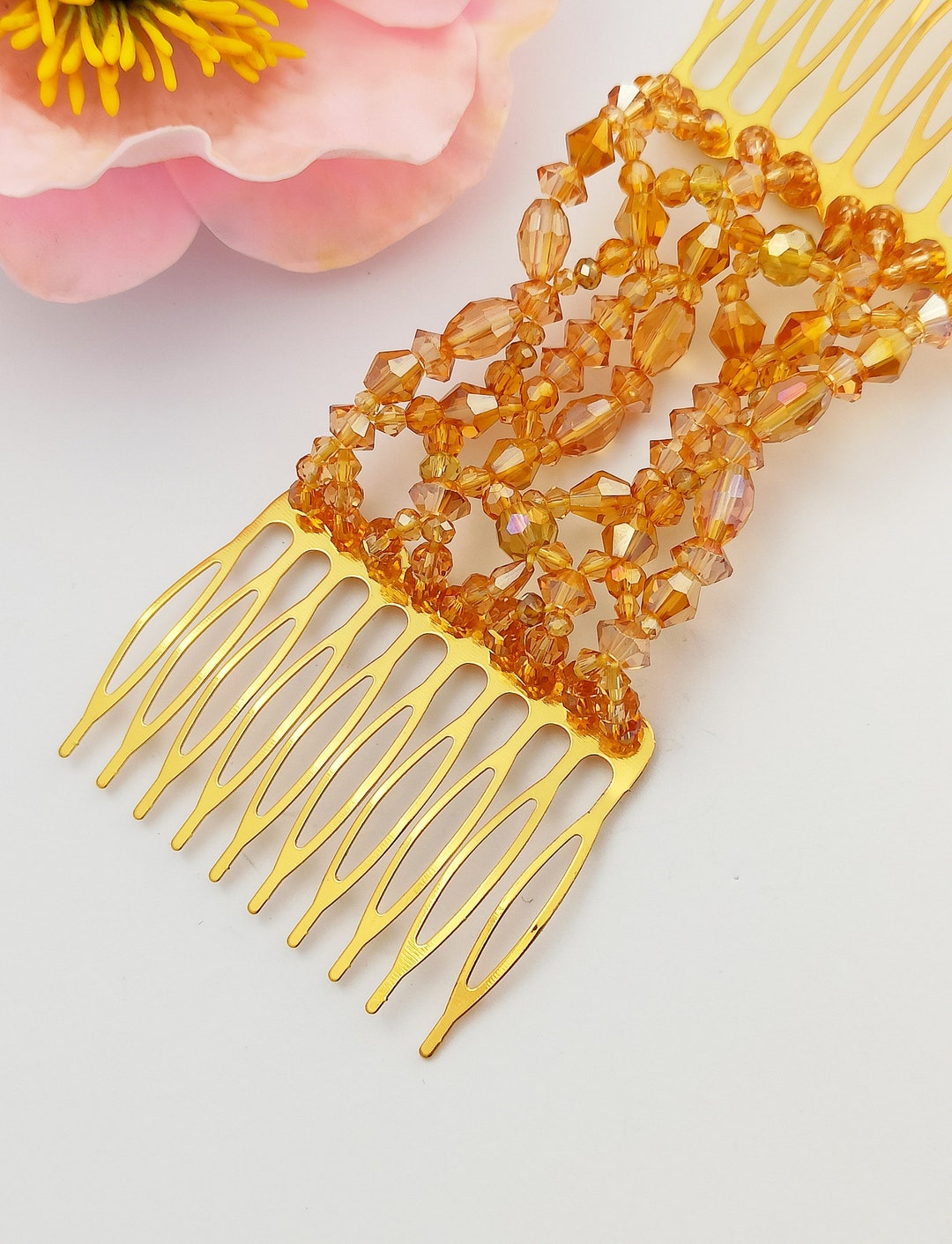 Elastic Hair Comb Hair Accessories Women's Clips Double Hair Combs for