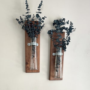 Wandbehang Vase mit Metall Bügel