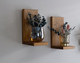 Small Wall Hanging Shelf | Small Plant Shelf