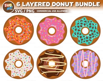 Download Layered Donut Svg Etsy