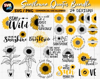 Download Sunflower Quote Svg Etsy