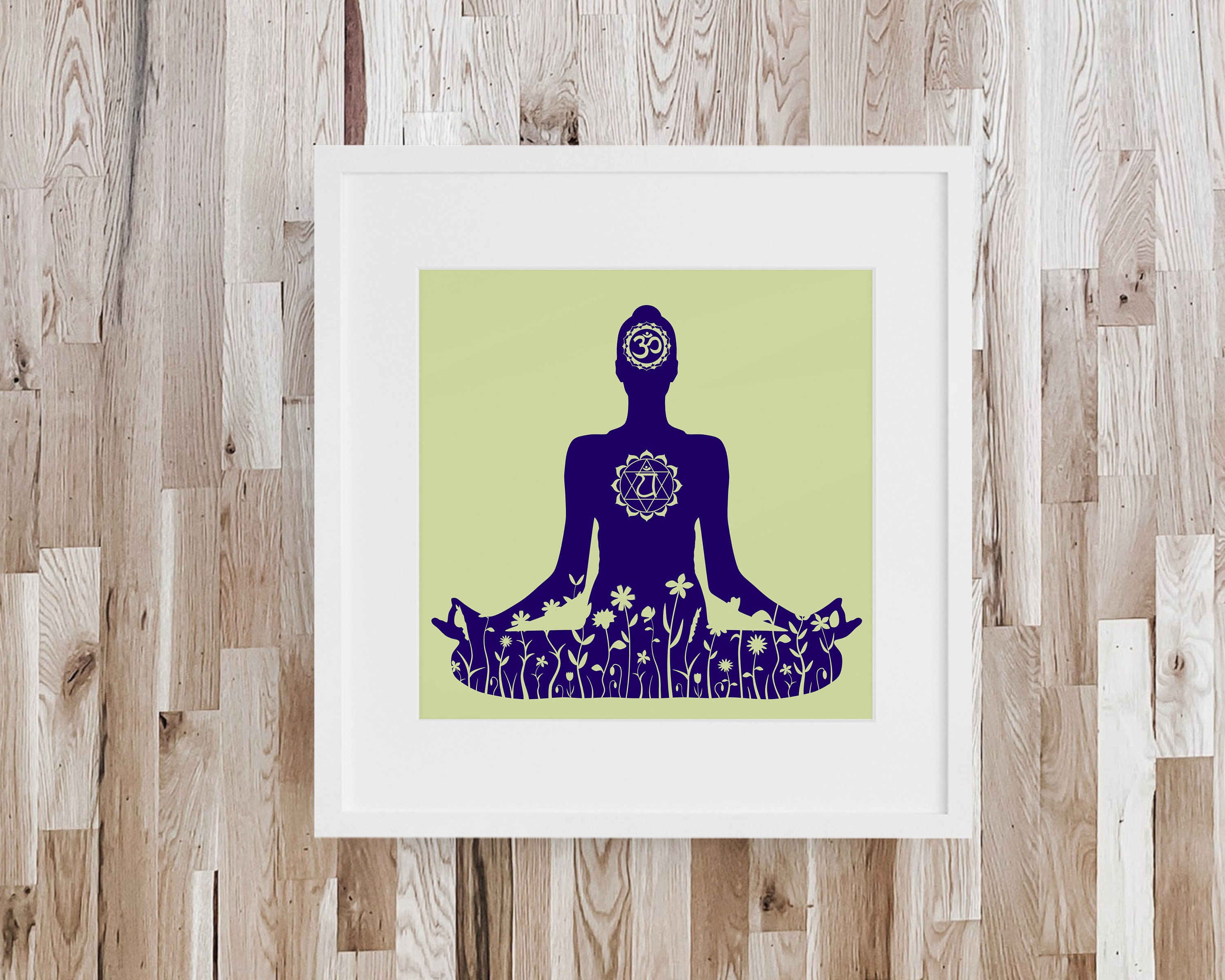 Buy Yoga Svg Wildflowers Svg Meditation Svg Mandala Svg Online in India